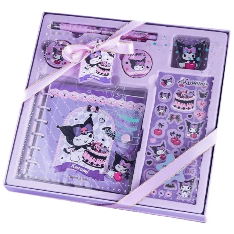 Kuromi Magnetic Notebook Stationery Gift Set