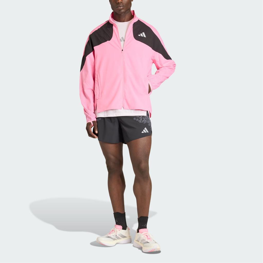 Adidas Adizero Tokyo Jacke Kirschblütenmuster Bequeme Sport-Langarm-Laufjacke Herrenjacke KC1237