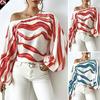 2024 Bohemian High-Elastic Micro Flare Sexy Casual Pants with European and American Prints