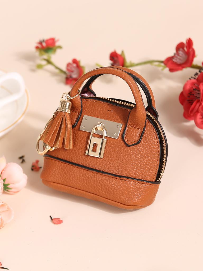 New Mini Change Bag Women's Creative Coin Bag Keychain Bag Japanese and Korean Version Mini Simple and Cute Small Change Bag