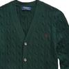 Polo Ralph Lauren Sweater Solid Color Logo Embroidery Single-Breasted Knit Kids Sweater Green CWPOSWEY6820417-300