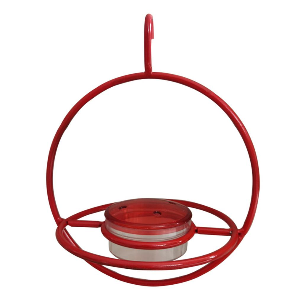 1pcs Outdoor Hanging Hummingbird Feeder,Portable Metal Simple Birds Feeder,Bird Feeder Food Container For Garden Yard Decor