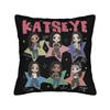 Katseye Kpop Style Girl Group Pillowcase Soft Polyester Cushion Cover Gift Pillow Case Cover Sofa Zipper 45*45Cm
