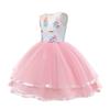 Unicorn Tutu Dress for Girls Princess Cosplay Costume Cotton Tutu Skirt Pink 140cm 8-10 Years
