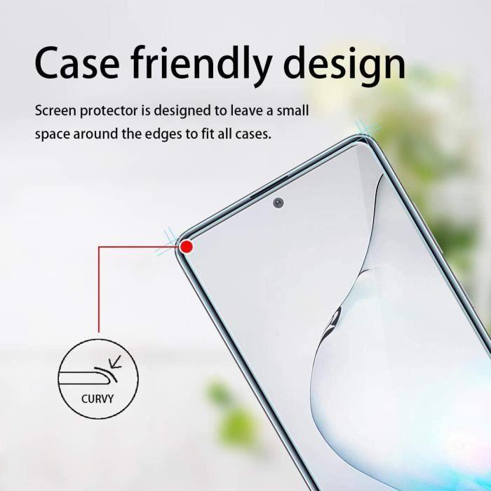 Film de protection - LittleMonkey - Samsung Galaxy Note 10 Lite - Verre trempé 9H - Transparent - 3 pièces