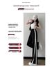 Women's Spring/Summer Plus Size Slimming Wide-Leg Straight Pants - Trendy High-Street Loose Casual Floor-Length Design