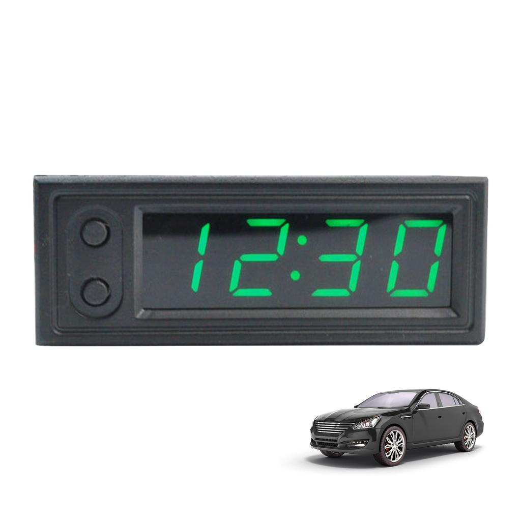 Vehicle Electronic Digital Clock Compact Size  Sleek Appearance Car Vent Clock Suitable for Cars Boats Airplanes