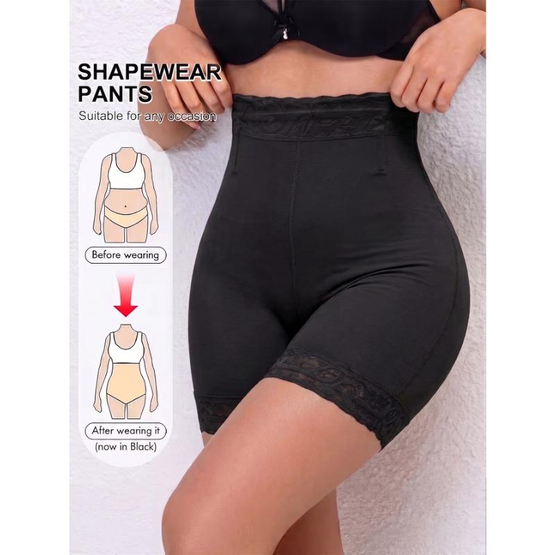 Hohe Taille Bauchkontrolle Po-Anhebung Körperformende Boxer-Shapewear-Panties