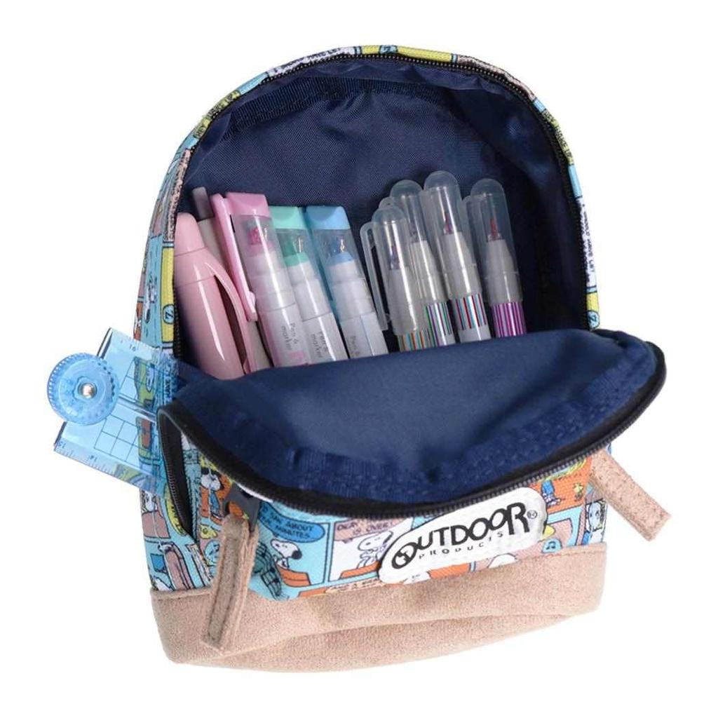 Sunstar Stationery Snoopy Pencil Case OUTDOOR PRODUCTS Backpack Type Comic S1428128