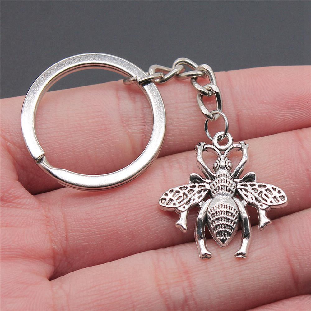 Bee Butterfly Garden Insect Keychain for Friends Hot Sale Modern Bridesmaid Gift Dainty Daily Use Accessory