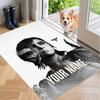 Custom Name The Last of Us Joel Ellie Crystal Velvet Floor Rug Personalized Text Soft Carpet Home Decor