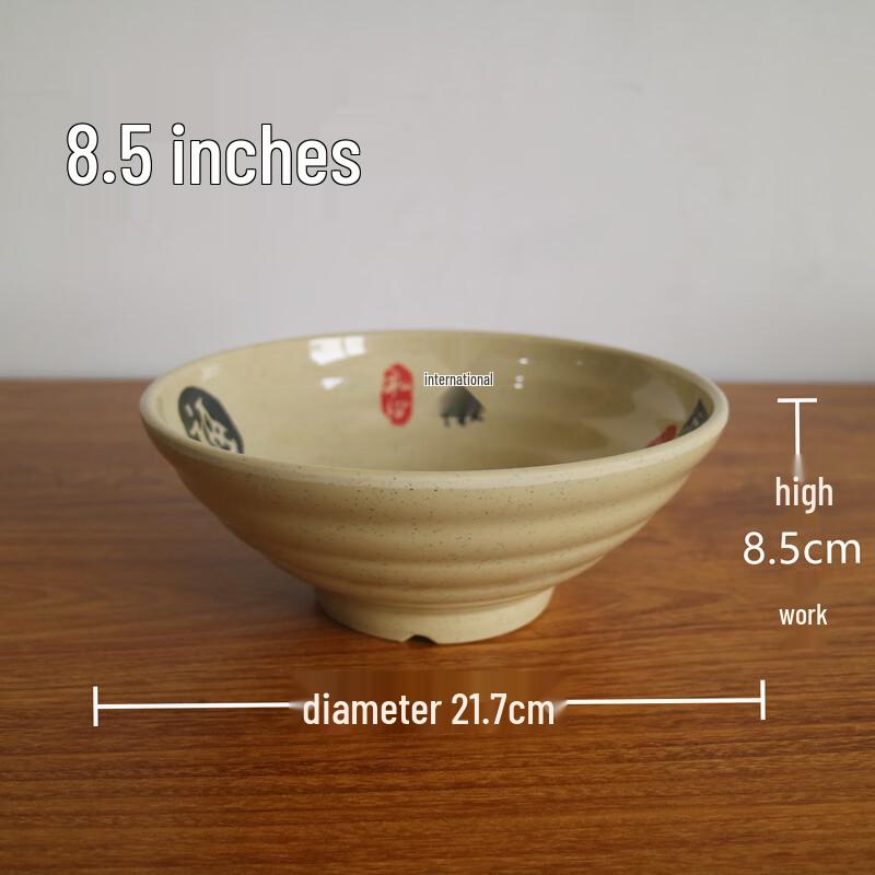 777 Melamine Noodle & Soup Bowls