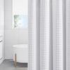Tenda da doccia Tenda da doccia impermeabile dal design elegante e durevole a nido d'ape per la decorazione del bagno di casa dell'hotel