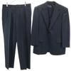 Burberrys 90-tal Tillverkad i Japan Gammal kostym Set AB5 Kolgrå Sanyo Shokai Herr Begagnad