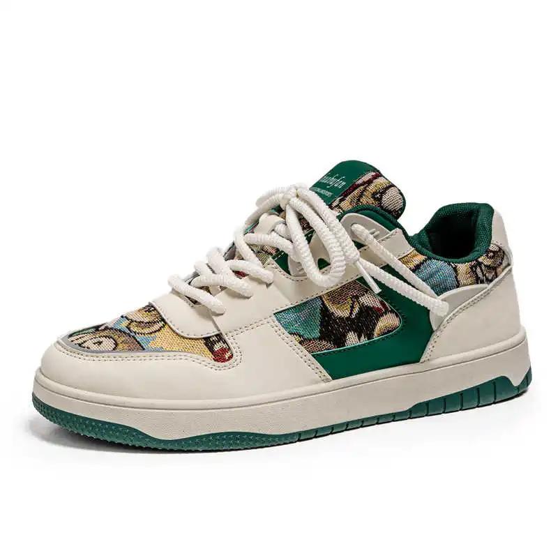 Fashion Without Heels Parkour Khaki Men's Sneakers Casual Volleyball Men's Shoes Men Sport Sport Hypebeast Ternis Tenis Baskette