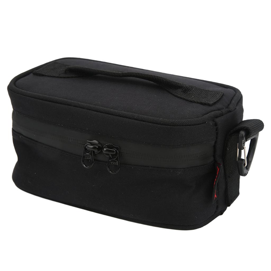 Insulated Lunch Bag Built In Insulation Layer Outdoor Picnic Bag Picnic Tote Bag for Camping Traveling Black