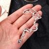 Zinc Zinc Alloy Y2K Vintage Women Clip  Earrings Snake Ear Hook Irregular Earrings Korean Style Jewelry
