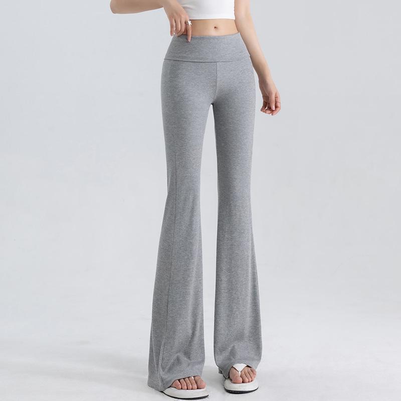 2025 Maternity Wide-Leg Knit Pants: Pre- and Postnatal Spring/Autumn Drape Style with Belly Support