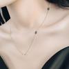 Pig Nose Pendant Necklace for Women - Elegant European American Light Luxury Design, Exquisite Stainless Steel Clavicle Chain