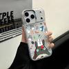 Cute Cartoon Totoros Phone Case for Apple iPhone 17 Air 16 16e 15 14 13 12 11 Pro Max X Xs XR 8 Plus Luxury Clear Cover