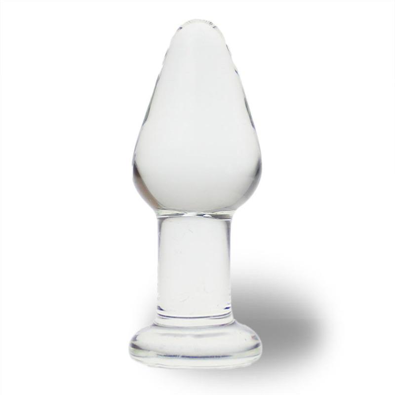 11CM Crystal Anal Plug Smooth Glass Large Butt Plug, Bullet Men Women Sex Toys Adult anus games Gay lesbian Anus Sex Products