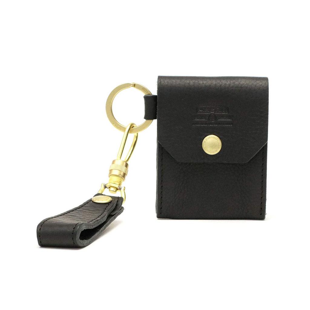 Assob Oiled Shrink Leather Coin Case Wallet 101406 Black/10