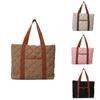 Stylish Large Capacity Plaid Tote Bag For Women With Versatile Color Options Perfect For Daily Use