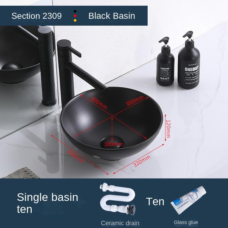 Ceramic Matte Countertop Washbasin Washbasin Engineering Hotel Apartment Bathroom Washbasin