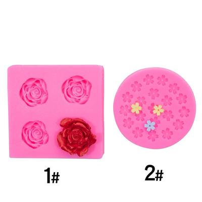 DIY Rose Silicone Mold for Cake and Candy Decoration