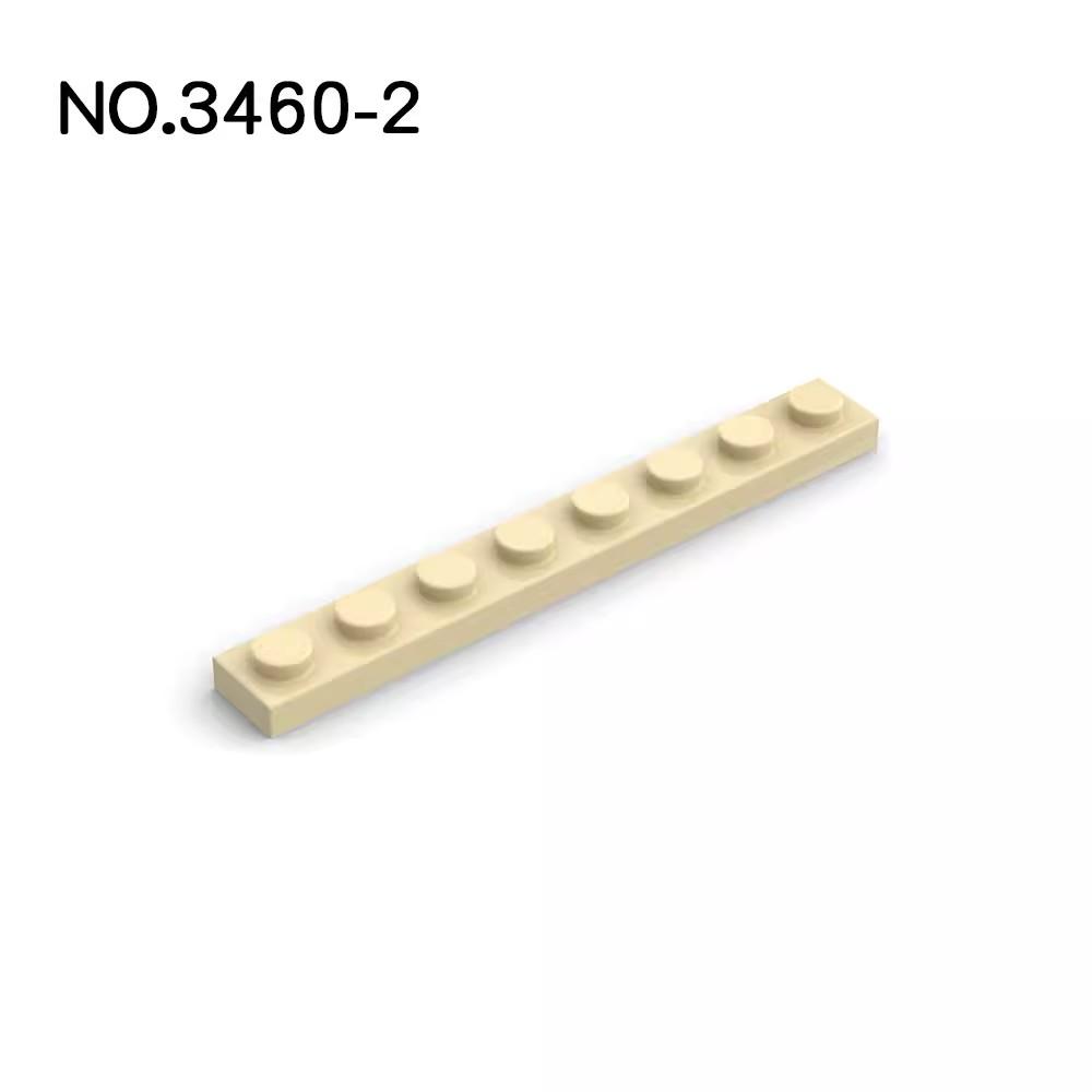 20Pcs MOC 3460 Plate 1 X 8 Brick Parts Building Blocks Particle DIY Kids Brain Game Assmble Toy Birthday Gift