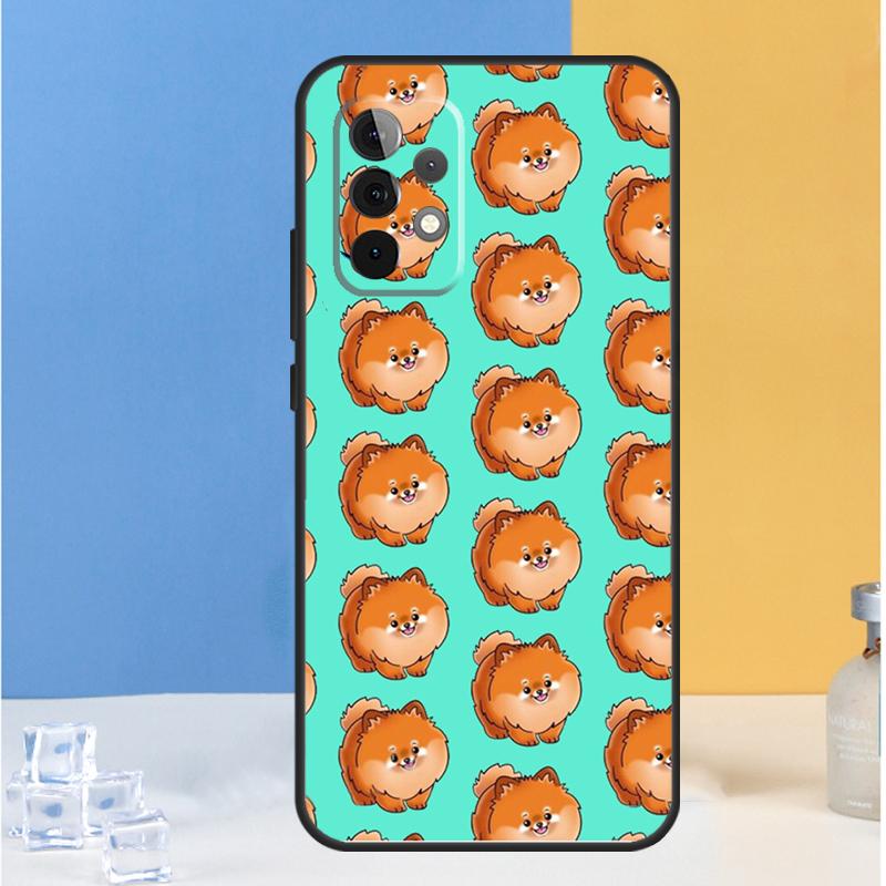 Cartoon Pomeranian Dog For Samsung Galaxy A13 A33 A53 A36 A26 A05 A06 A16 A54 A34 A14 A32 A52 A55 A35 A15 A56 Case
