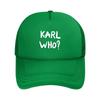 Karl Who Mesh Baseball Cap Unisex Solid Color Sun Visor Hat Summer Breathable Snapback Caps Trucker Hat Dropshipping