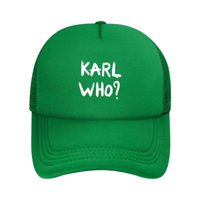 Karl Who Mesh Baseball Cap Unisex Solid Color Sun Visor Hat Summer Breathable Snapback Caps Trucker Hat Dropshipping