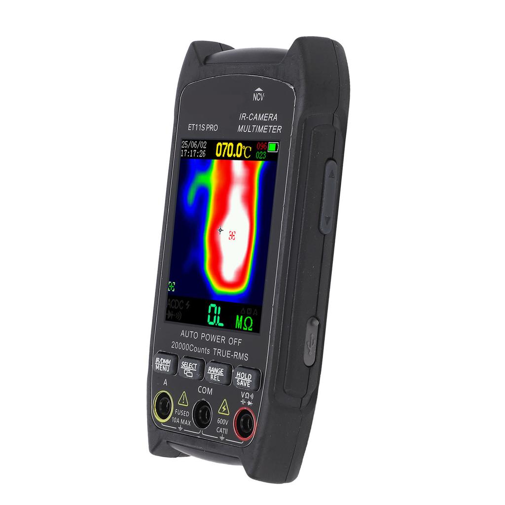 Handheld Thermal Imager Multimeter 32x32 Infrared Resolution 20 celsius 550 celsius NCV Warning