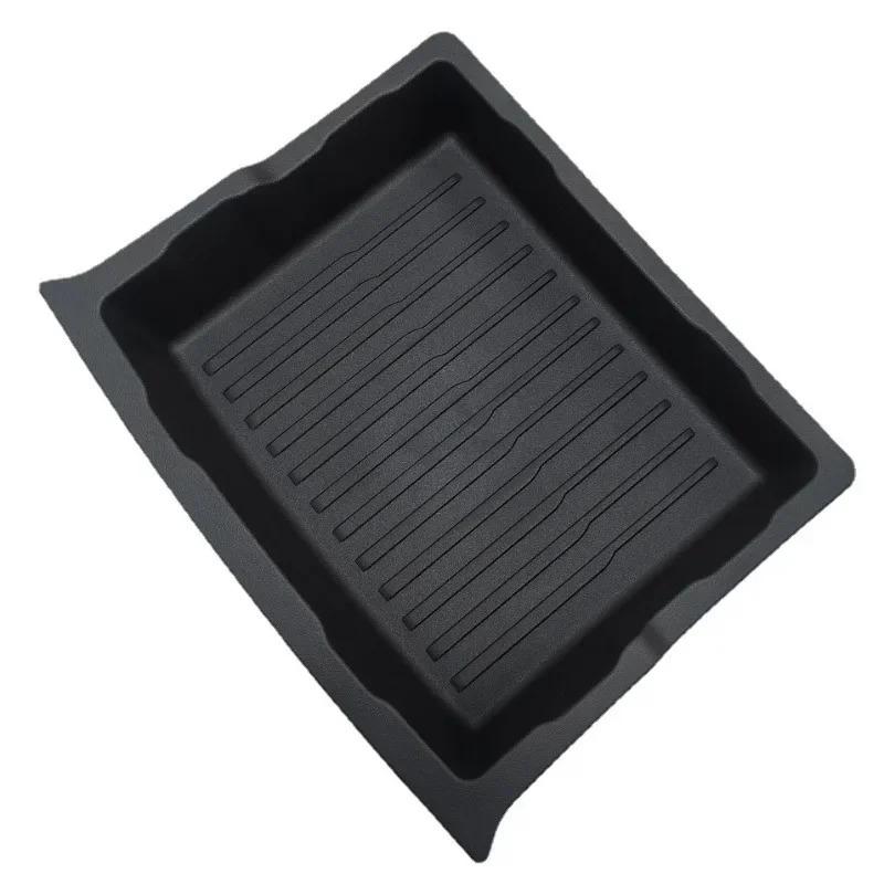 Underseat Storage Box for Tesla Model X 2018-2025 Car Drawer TPE Hidden Drawer Type Storage Organizer Car Interior Accessories