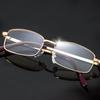 Vintage Metal Square Reading Glasses Men Women Presbyopic Anti Scratch Diopter Eyewear 0 +1 0 To +4 0 Prescription