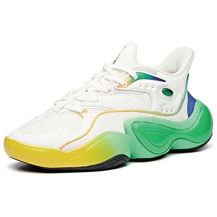 Anta Facial Design Collection Comfortable Cushioning Slip Resistant Abrasion Resistant Balance Low Top Casual Shoes 912028860-5