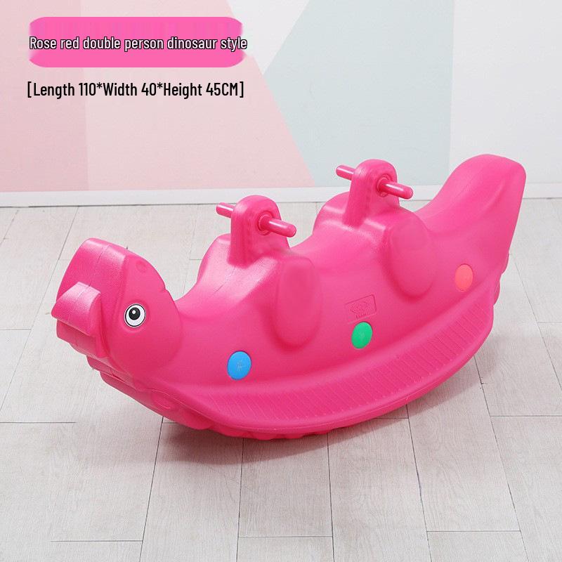 Kids' Giraffe Rocking Horse & Seesaw - Indoor/Outdoor Play Toy