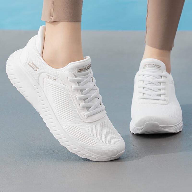 Skechers Women s 117497-OFWT Casual Sneakers US 7.5