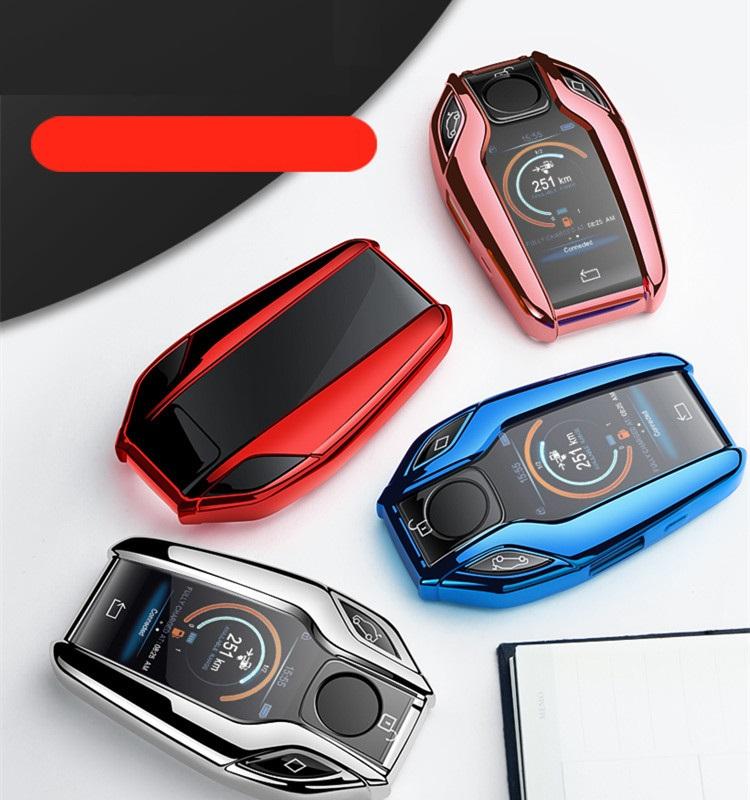 TPU Car Fully Key Case LED Display Key Cover Case for BMW 5 7 Series G11 G12 G30 G31 G32 I8 I12 I15 G01 X3 G02 X4 G05 X5 G07 X7