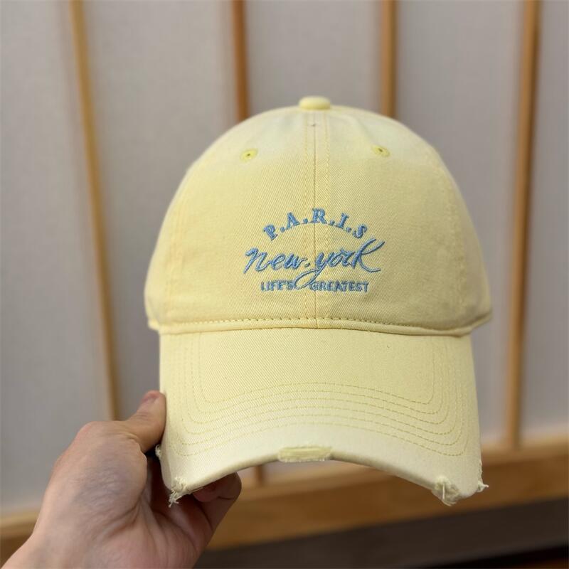 Spring And Summer Sunscreen Baseball Cap Female Face Small Casual Cap Versatile Retro Hat Sweet And Cool