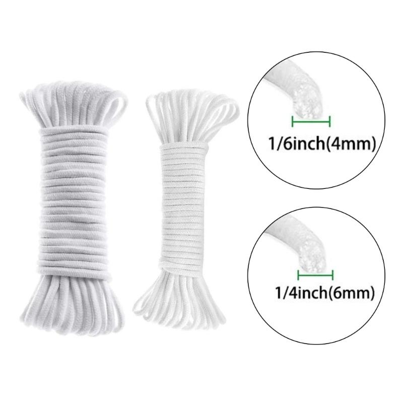 DIY Auto Watering Cotton Rope 18Meters Suitable For Plant Continuous Moisture Content Gardening Tool Indoor Outdoor Use