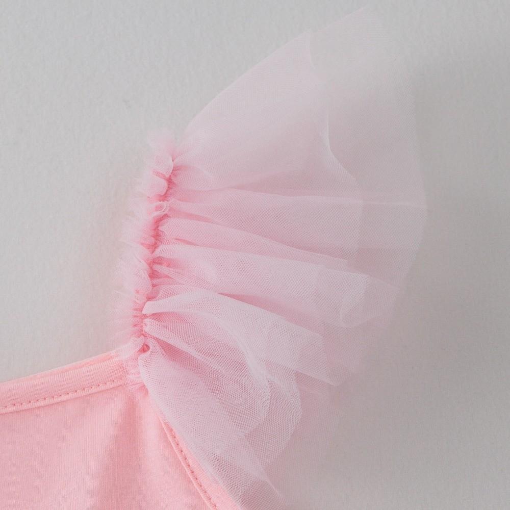 Puffy Baby Girl Ballet Skirt Short Sleeve Party Dance Dress Ballet TuTu Dress Gymnastic