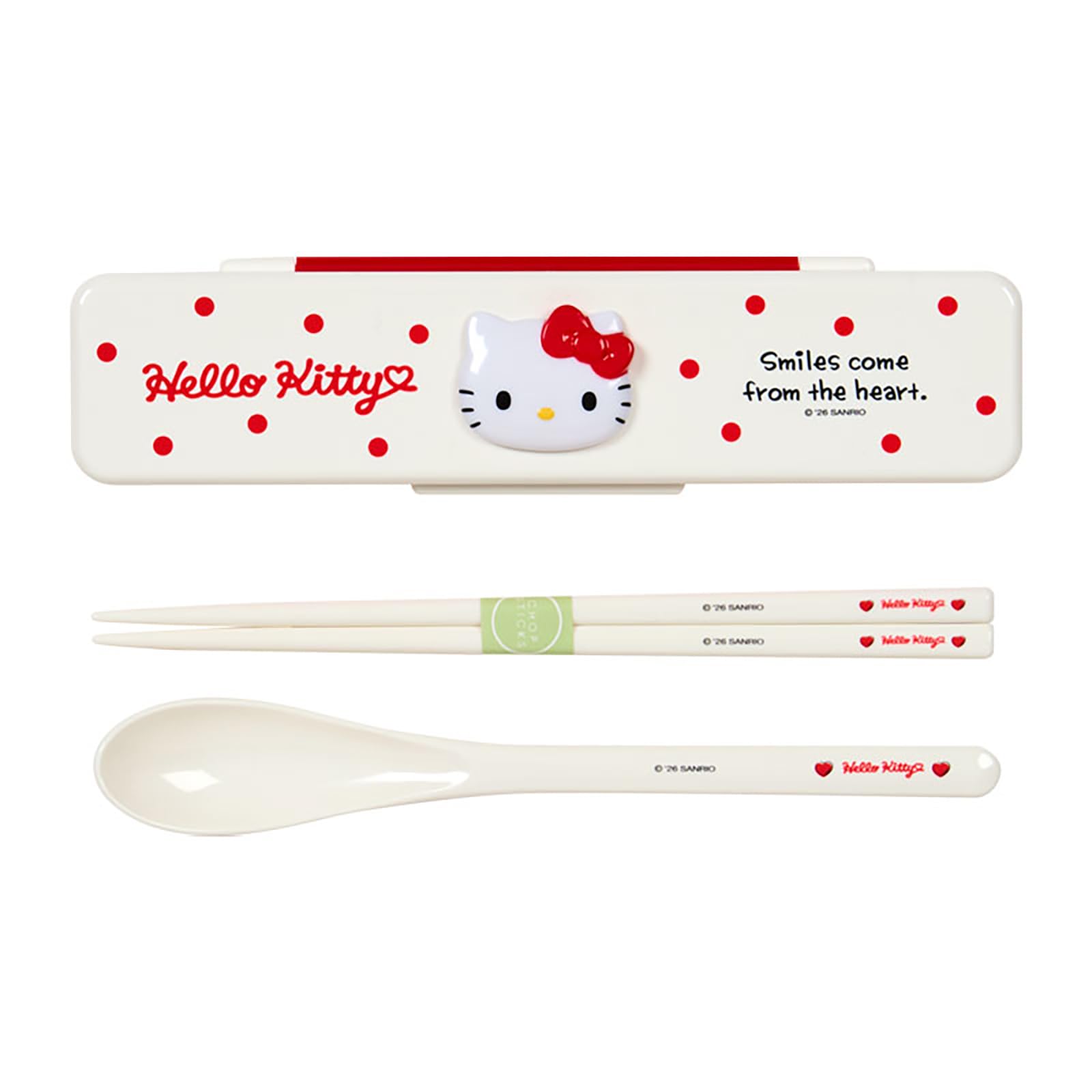 Sanrio Relief Chopsticks Spoon Hello Kitty 646466 (SANRIO) &