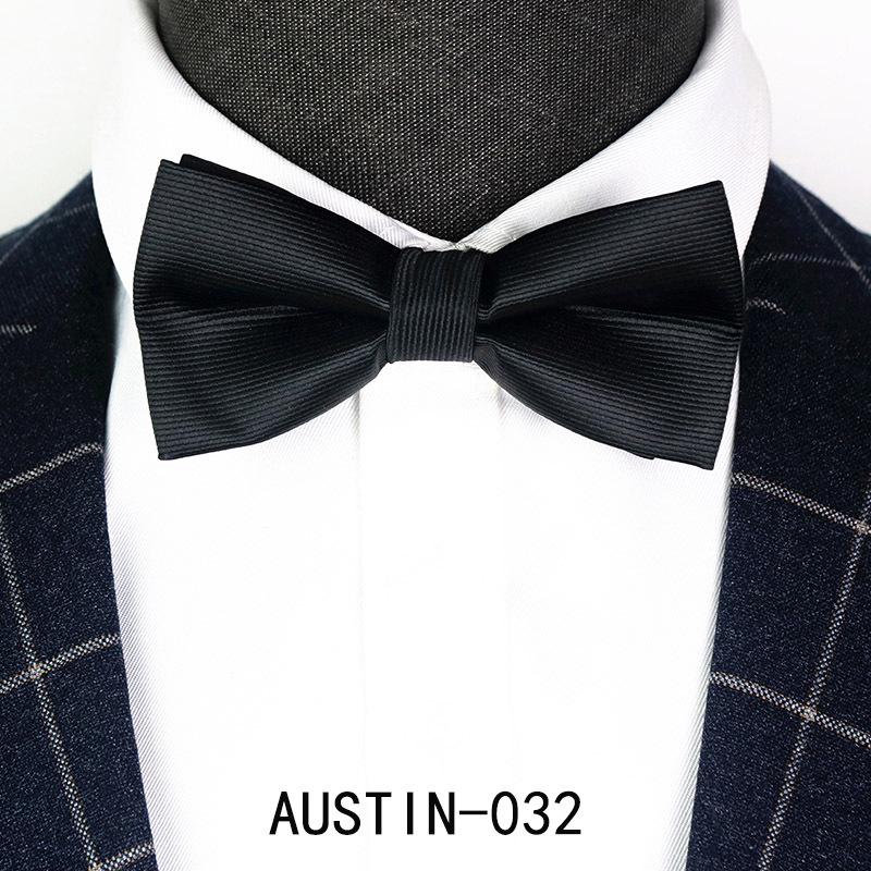 Men's Jacquard Bow Tie & Boutonniere Set for Weddings