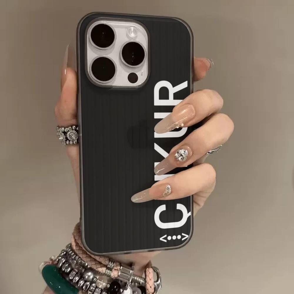 

TV Cukur Corrugated Pattern For IPhone 17 16 15 14 13 12 11 16 Pro Max Plus Pro Non-slip Phone Cover iPhone 13