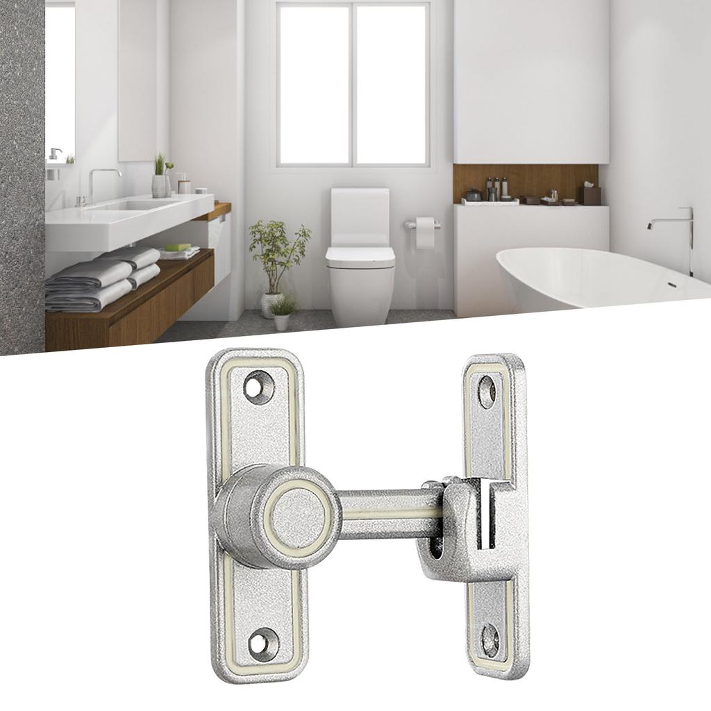 Sliding Door Bolt Luminous Prevent Theft Safe Stainless Steel 90 180 Degree Gate Lock for Barn