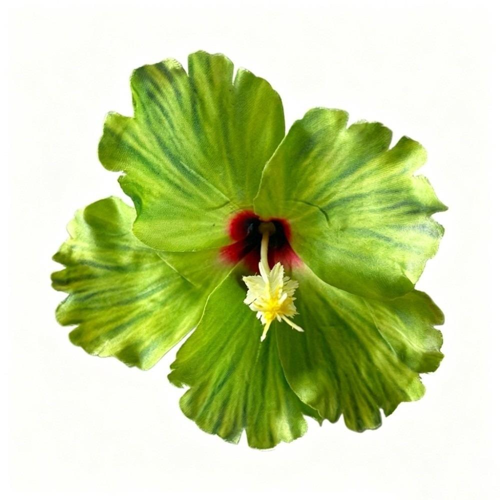 Floare Artificială Floare de Hibiscus Agrafă de Păr Nu Rănește Părul Stil Bohemia Accesorii de Păr Fotografie Plajă Călătorie Agrafă Laterală pentru Nuntă