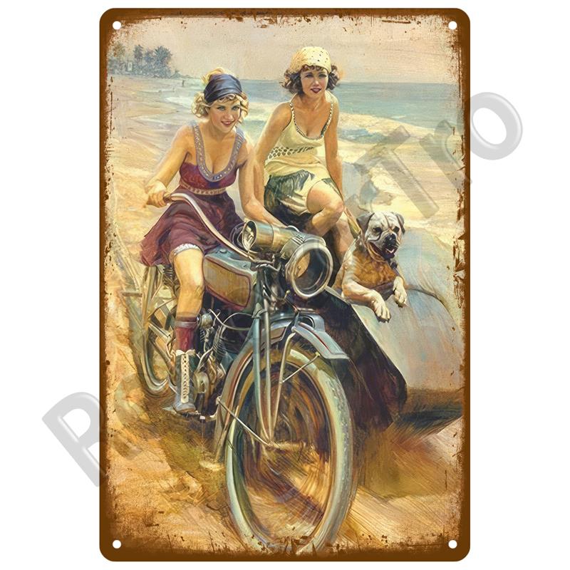 Motorolja Bensin Metallskylt Väggkonst Poster Plakett Vintage Plåtskyltar Järnmålning Dekoration För Mancave Café Garage Klubb Bar