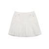 MARTINE GOLF Feminine Flare Skirt_White